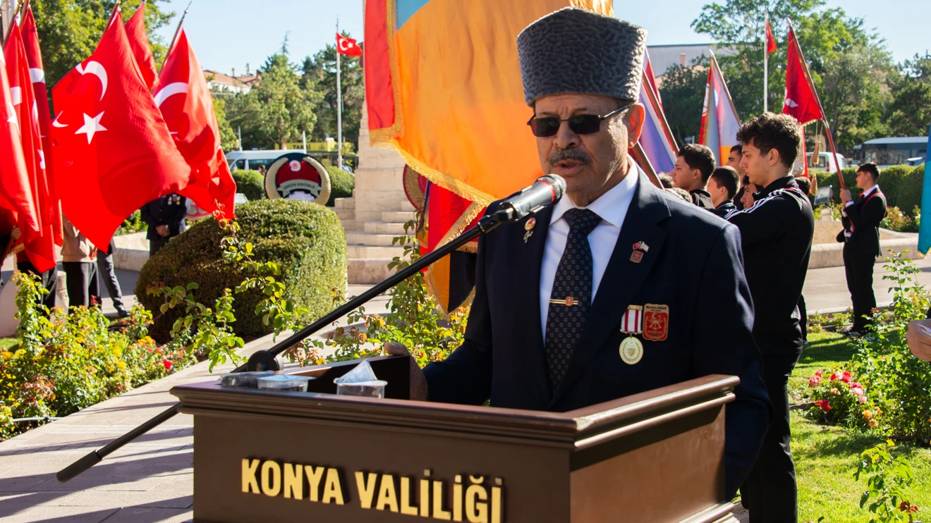 Konya’da Gaziler Günü nedeniyle tören gerçekleştirildi